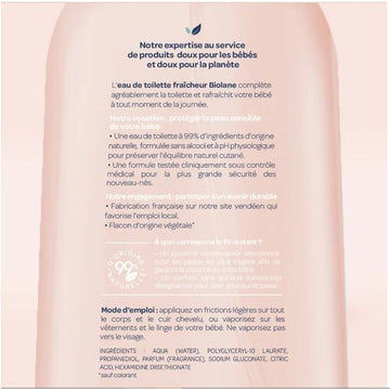 Eau de Toilette Biolane (200 ml)