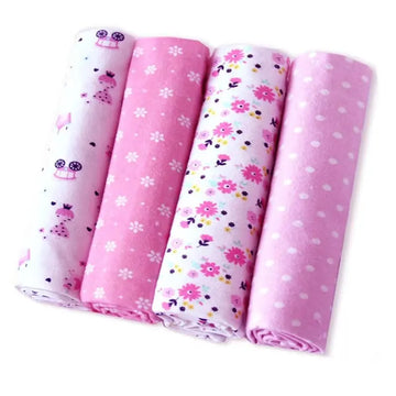 Lot de 4 Couverture Ultra-Douce pour Bébé